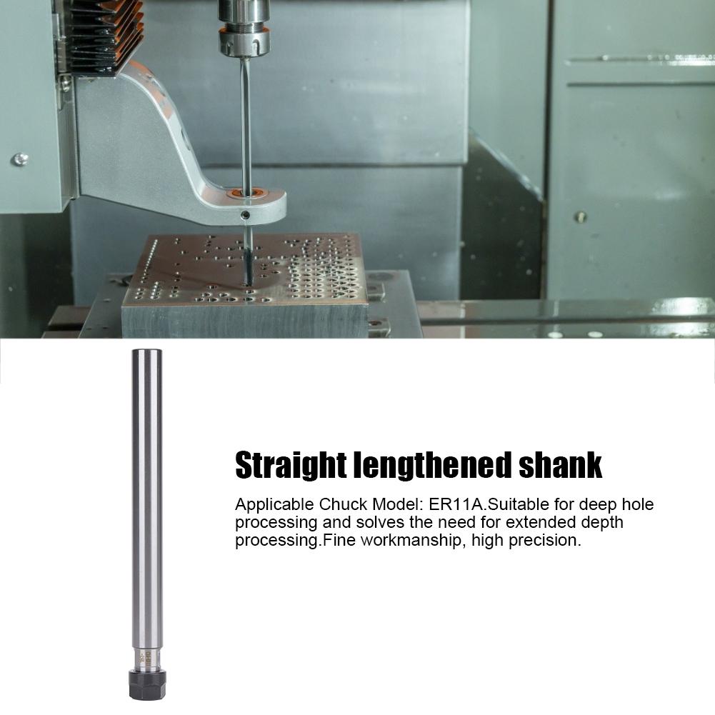 ER11A150L Collet Chuck Holder Straight Shank Milling Cutter Tool Holder Extension RodC16