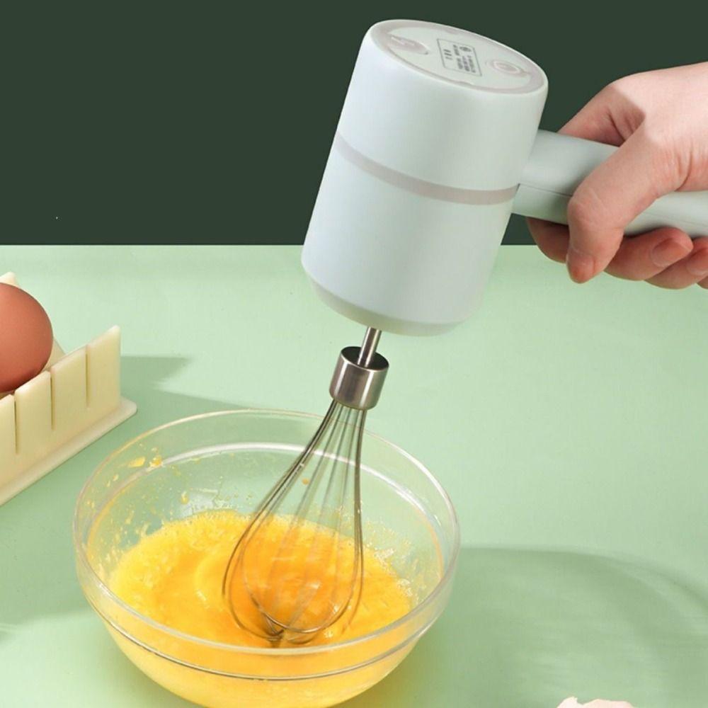 Portable Electric Hand Mixer Handheld Mini Egg Beater Electric Eggbeater  Milk Frothing