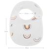 2pcs/set Cotton Baby Bibs Newborn Muslin Burp Cloths Infant Feeding Bib for Kids Boys Girls Soft Saliva Towel Baby Accessories