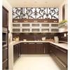 Acrylic Mirror Wall Sticker, 4 Pcs DIY Removable Waterproof Floral Mirror Wall Decals Decorative Mur