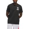 adidas Hoops T Shirts Men's Black Crew Neck KC9255