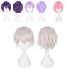 Cos Short Black Cosplay Wig With High Temperature Silk For Anime Costumes