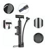 Fahrradpumpe Aluminiumlegierung Hohe Härte Tragbar Mini Schwarz Fahrrad Standpumpe für Mountainbikes