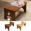 Toilet Stool Wooden Toilet Stool Seat Ergonomic Potty Step for Adults Elderly Children Home Bathroom Shower Camping Travel
