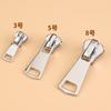 Electroplated Zipper Head Accessories Clothes Jacket Zipper Lock Head Universal Down Jacket Resin Zipper Metal Slider Replacement