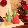 3D Cone Candle Silicone Mold Christmas Tree Soap Mold Art Wax Cake Resin Mold  Desk Decoration