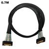 Mini SAS Cable 32Gbps Plug and Play PCIE 5.0 Slim SAS MCIO 74P To MCIO 74P Cable Connection Cable for Workstations Data Storage