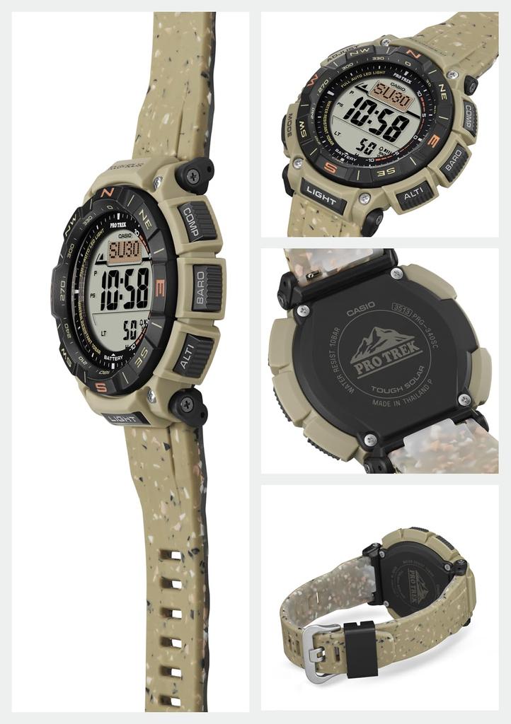 Protrek Watch Line Tough Solar Biomass Plastic Brown [Casio] []Climber PRG-340SC-5JF Men's