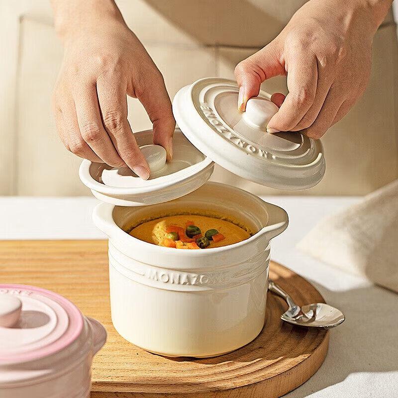 KATEI STORY Ceramic Double Boiler Stew Pot