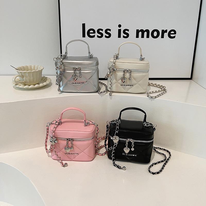 Xiaoxiangfeng Handtasche Tasche 2025 neuer Stickgarn vielseitige Box-Tasche High-End-Mode einfache Schulter-Umhängetasche