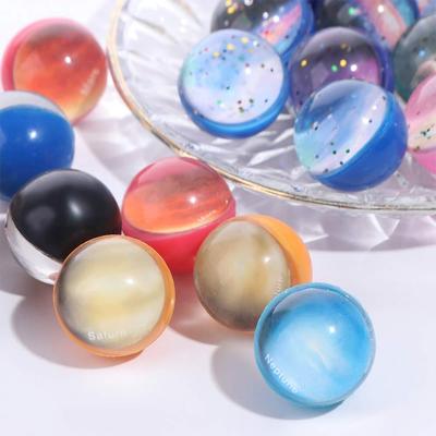 10pcs Galaxy Solar System Planet Balls Starry Sky Bouncy Ball Space Planets Ball Space Ball Soft Galaxy Foam Ball Theme Party