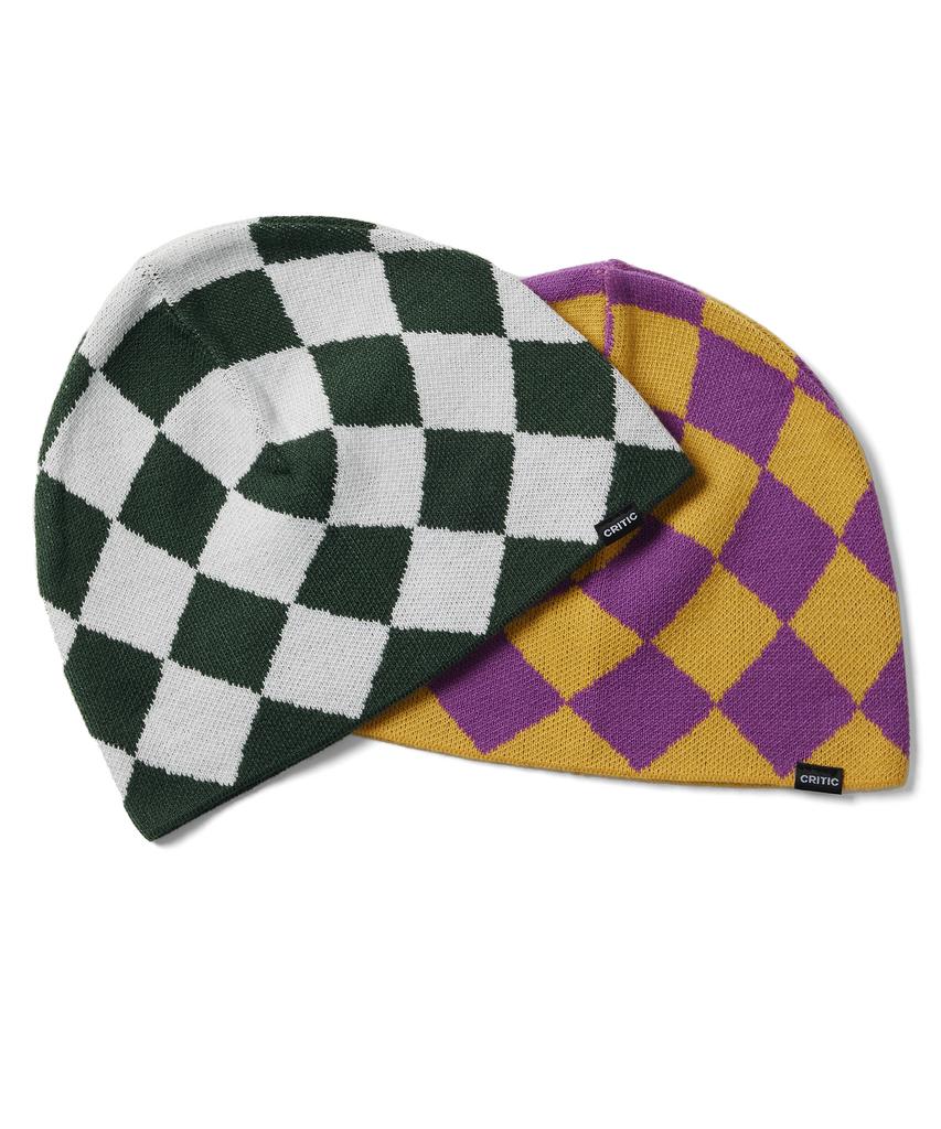 CRITIC Checker Board Beanie Orange