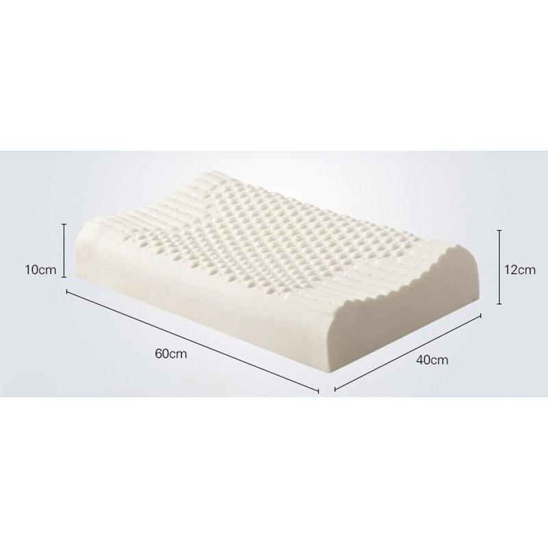 Natural Latex Cervical Pillow for Adults & Students - Orthopedic Neck Pain Relief Pillow Healthy Sleep Gift for Kids & Family