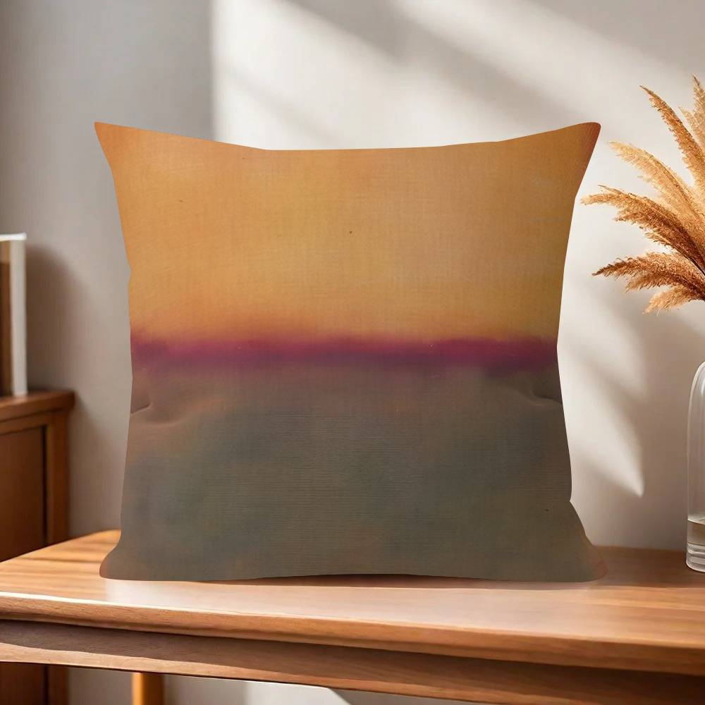 Art Mark Rothko painting  Pillow Gift Home Office Decoration Bedroom Sofa Car Cushion Cover case 45x45