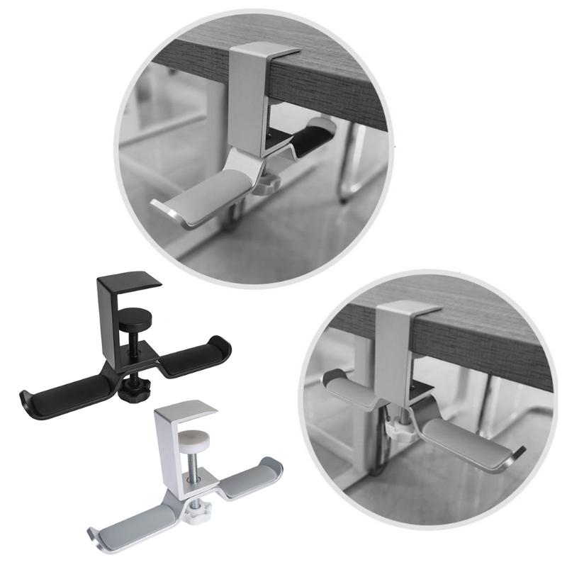 Headset Mount Stand HeadPhone Holder Solid Mounting Supporting Bar for Most Headphone Size Solid Material Frame