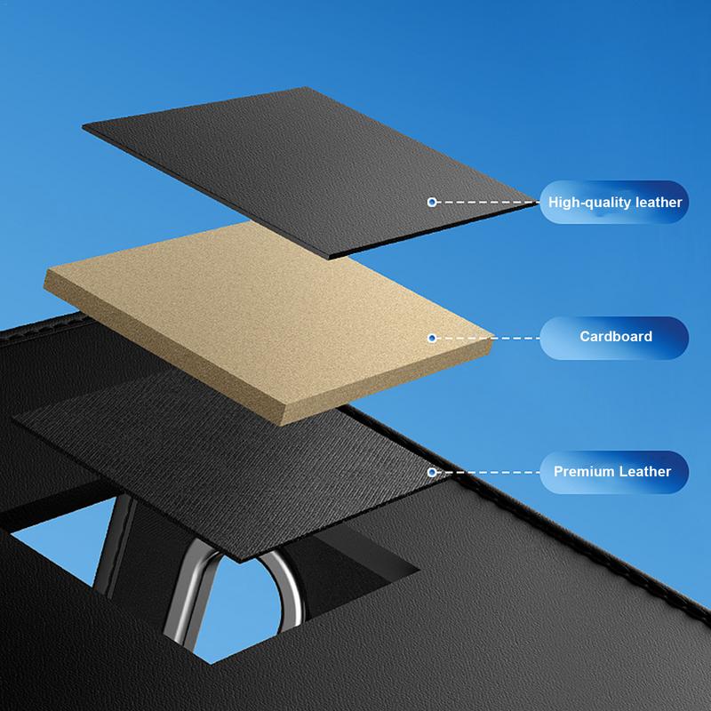 PU Leather Car Trunk Storage Basket Large Capacity Auto Trunk Storage Organizer Tote Bag Trunk Storage Organizer Car Supplies