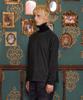 UNALLOYED Dyed Argyle Long Sleeve T-Shirt / Charcoal