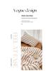 Korean Minimalist Striped Cotton Bedding Set: Duvet & Fitted Sheets for 1.8 Bed