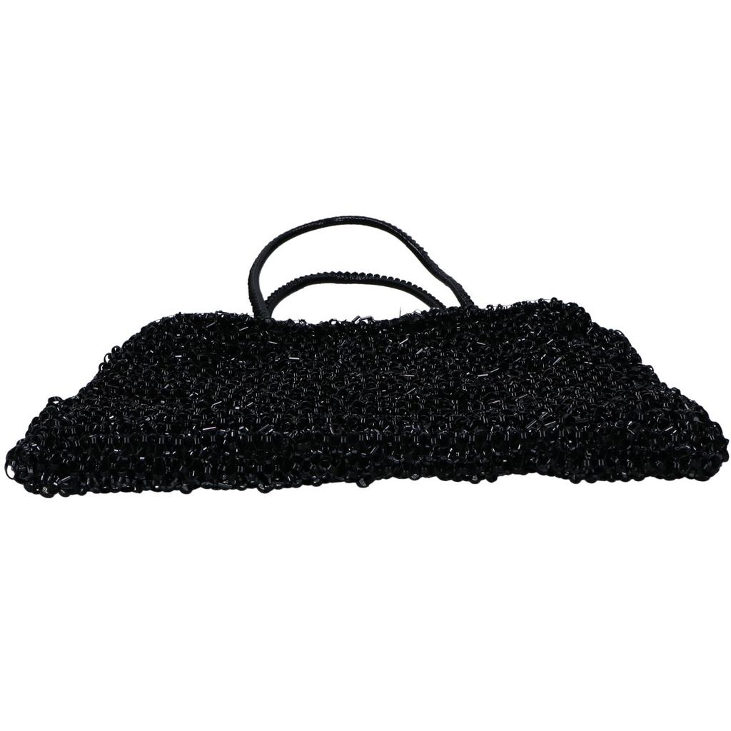ANTEPRIMA Wire Glitter Square Chain Tote Bag Handbag Enamel blackUsed