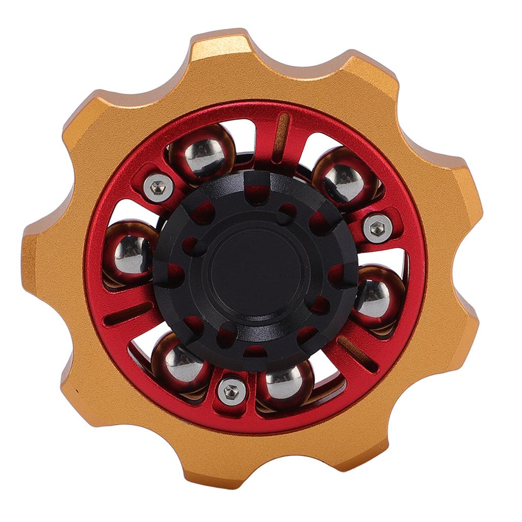 Round 6 Beads Fingertip Gyroscope Fingertip Rotating Toy Aluminum Alloy Mechanical Gyroscope Toy
