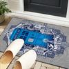 Telephone Booth Office Rug Chair Mat, Game Carpet, Suitable for Front Door, Bedroom, Living Room, Desk, Holiday Gift