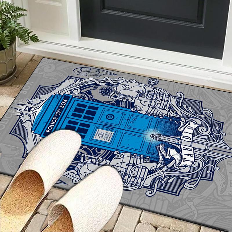Telephone Booth Office Rug Chair Mat, Game Carpet, Suitable for Front Door, Bedroom, Living Room, Desk, Holiday Gift
