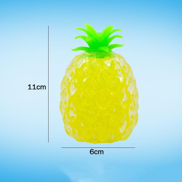 Pineapple Squishy Stress Balls Fruit Stress Squeeze Toys Squish Sugar Ball Squishy Toys, Ideal For Relax, Focus, Fun Gifts