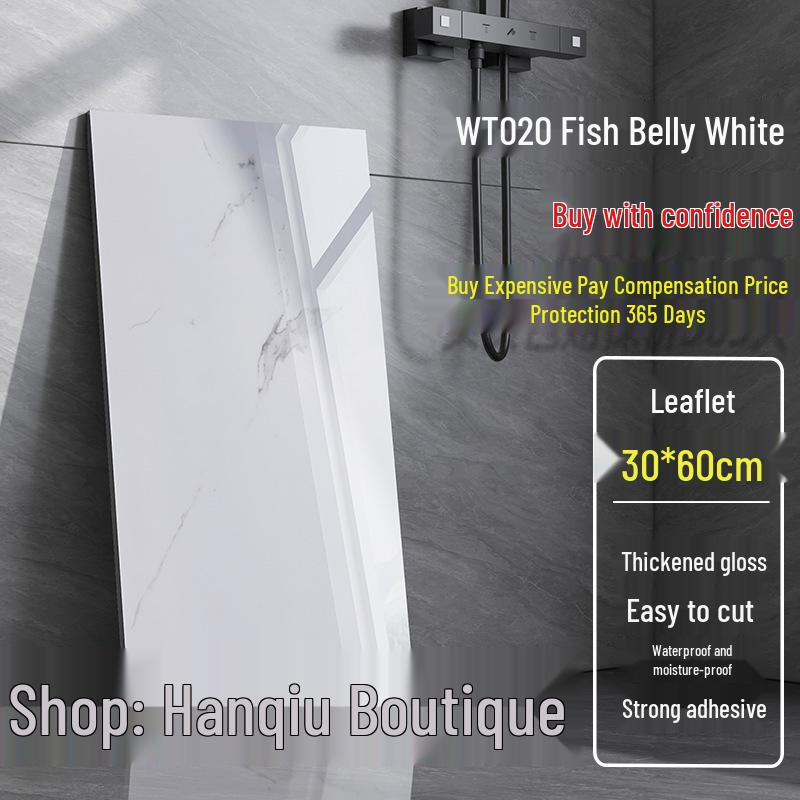 Self-Adhesive Grid Tile Wall Stickers for Bedroom, Living Room, Kitchen & Bathroom Renovation - Waterproof Decoration