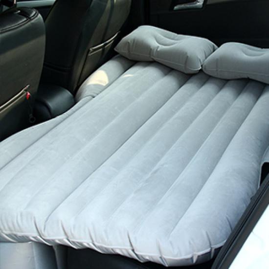 Car Air Bed Full Set with Airpump and Pillow Outdoor Camping Mat Cushion Inflatable Back Seat Travel Bed