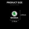 TTJJ2 1/2/5/10pcs Car Badges Auto Interior Decor Logo Stickers for Skoda Fabia Kodiaq Citigo Octavia Superb Karoq VRS Yeti Rapid Scala
