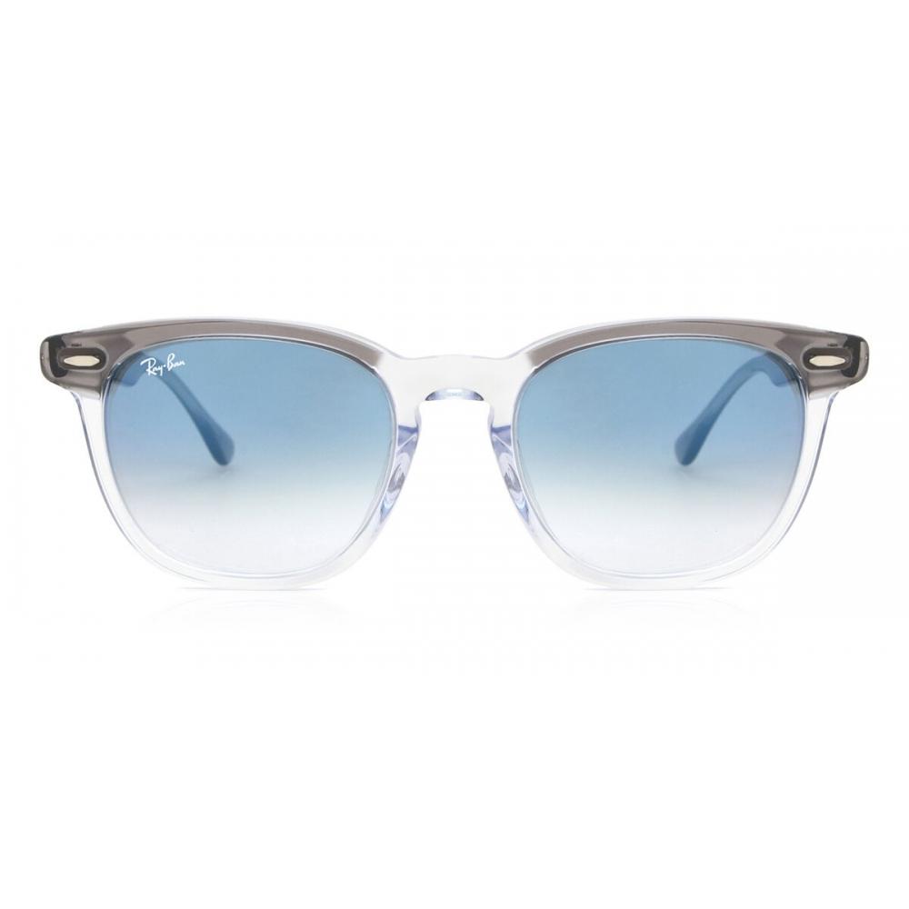 

Ray Ban Rb2298f Asian Fit Hawkeye 13553f Солнцезащитные очки унисекс Grey On Transparent/54
