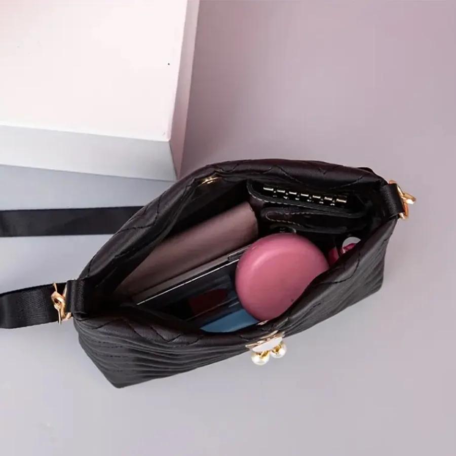 Luxury Women's Small Crossbody Bag PU Leather Messenger Bags Zipper Handbags Purse Stylish Novelty Handbag
