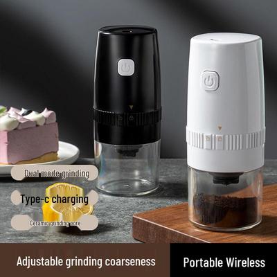 Electric Household Hand-Crank Coffee Grinder: Manual and Automatic Italian Coffee Bean Grinder