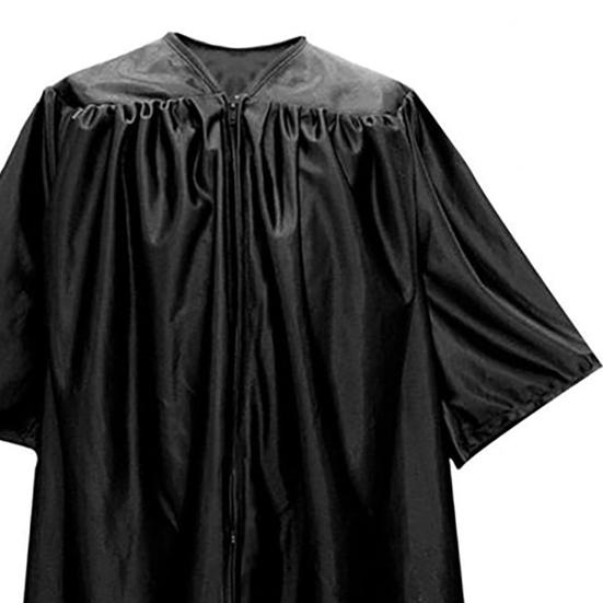 1 Set Unisex Kinder Abschlussrobe Hut Set Frontreißverschluss Lose Quaste Jahresschild Schüler Kindergarten Abschlusszeremonie Talar Kappe Quaste Set