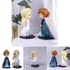 Figurină de Acțiune Elsa Anna 15cm Jucărie Model Topper Tort Decor Acasă Cadou de Ziua de Naștere