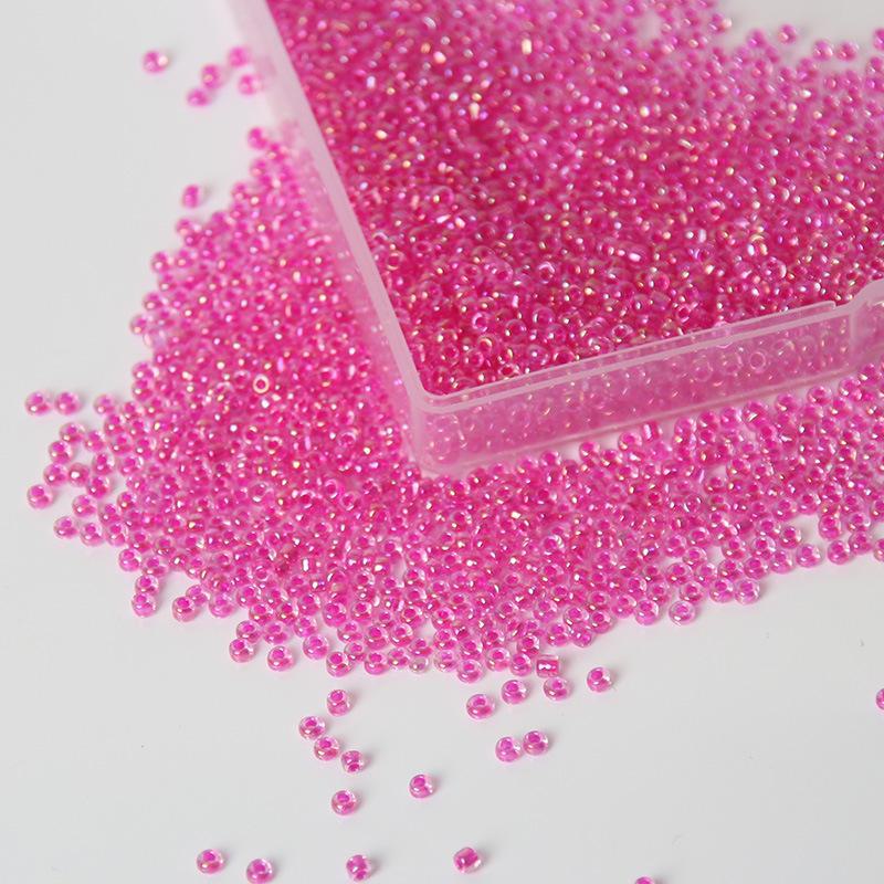 2mm Jednokolorowe szklane koraliki do samodzielnego tworzenia biżuterii - kolczyki, bransoletki, naszyjniki, akcesoria
