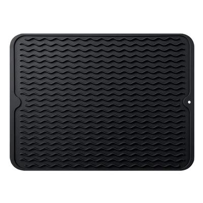 Covoraș de uscare din silicon Covoraș de scurgere rezistent la căldură din silicon 40 x 30 cm Covoraș antiderapant pentru uscarea vaselor