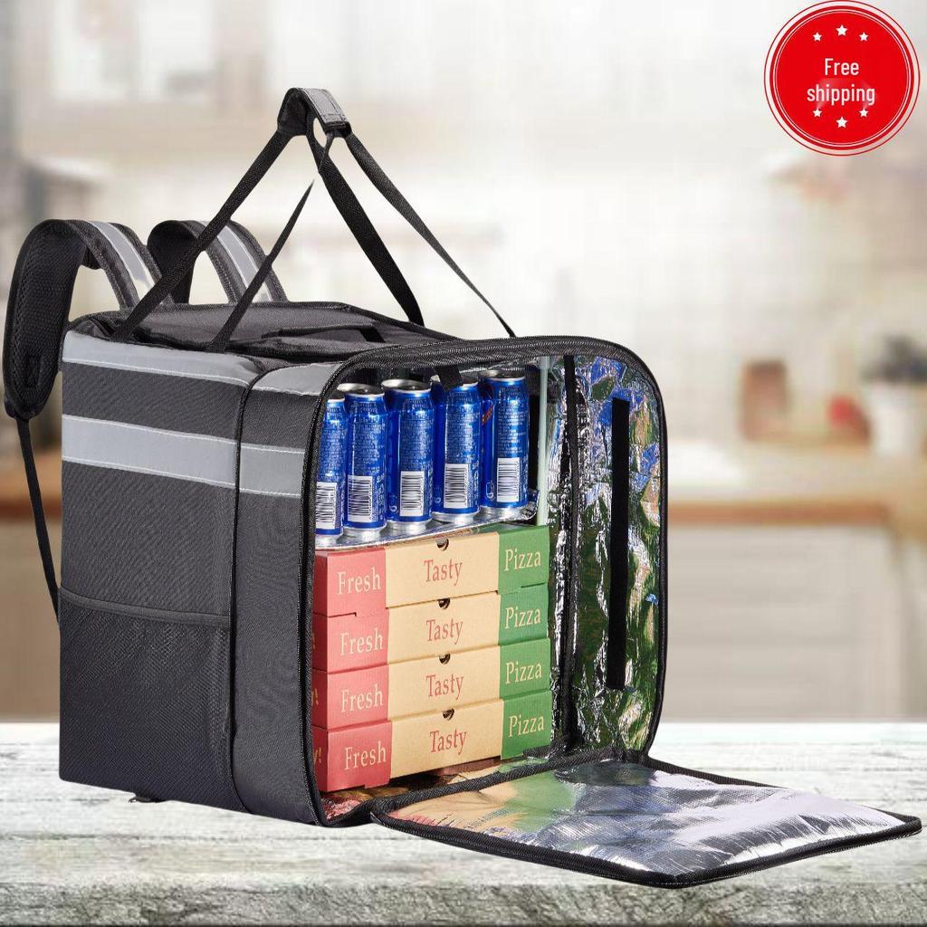 Meituan Isolierter doppelwandiger Lieferrucksack für Take-away & Lebensmittel