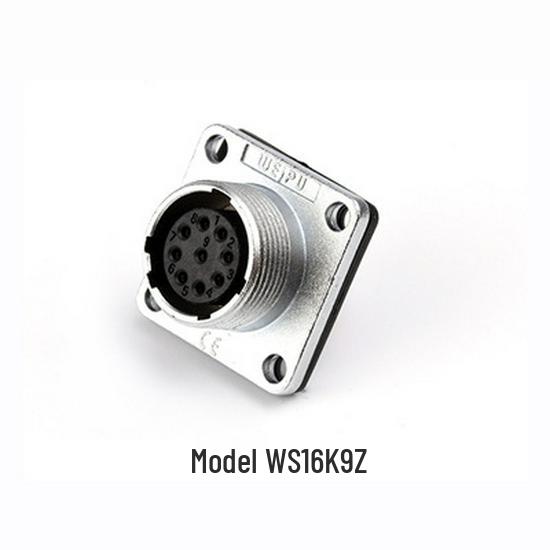 WEIPU WS16 Aviation Plug Industrial Connector, 2-10 Pin, Metal