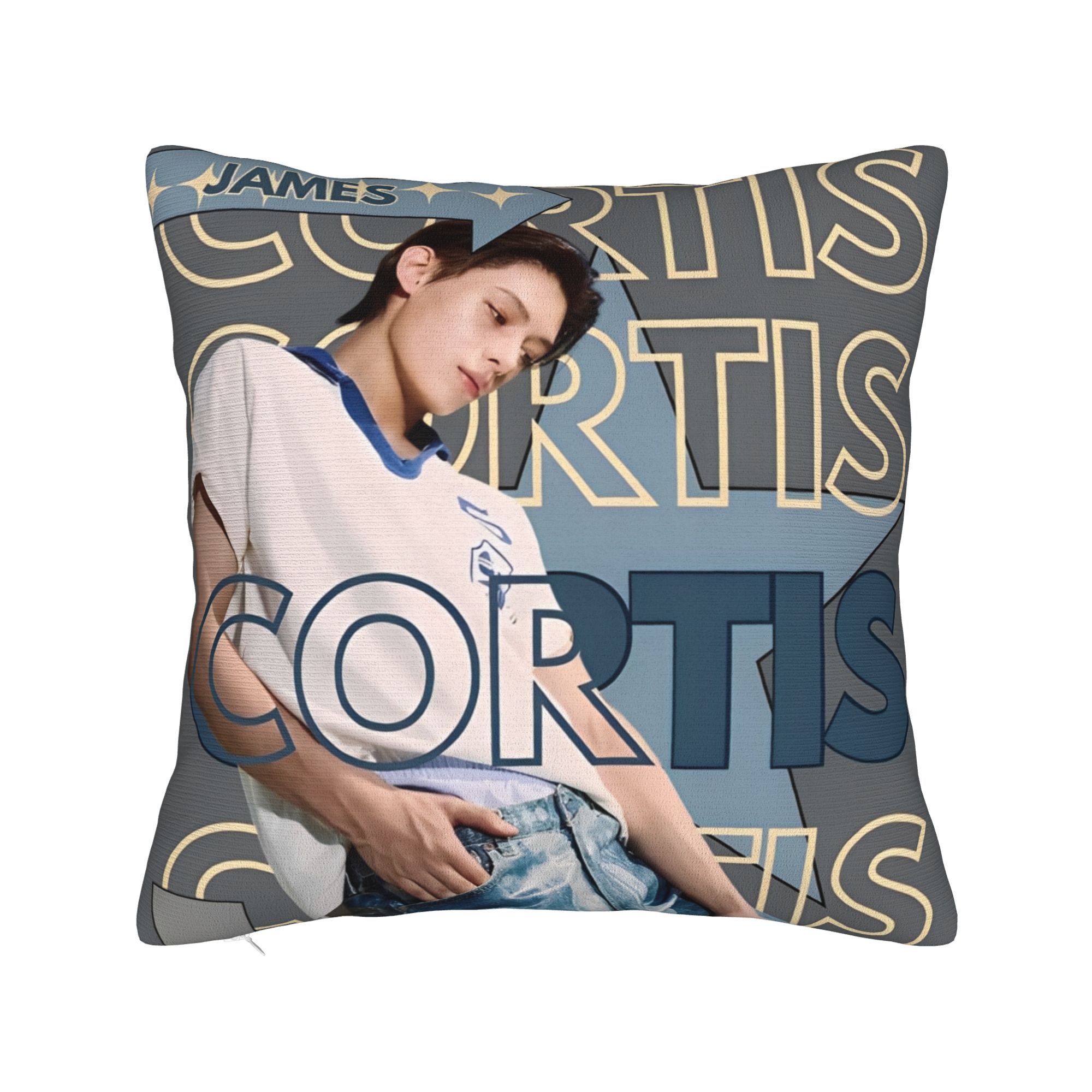 

cortis kpop boy band k-pop Pillow Cover Product Printing Cushion Cover Decorative Pillow Case Cover Seater Multi Size 12x12Inch
