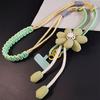 Women's Phone Lanyard, Crossbody, Neck and Wrist Strap, Multi-Functional Woven Rope, Fresh Style for Outdoor Travel and Hiking