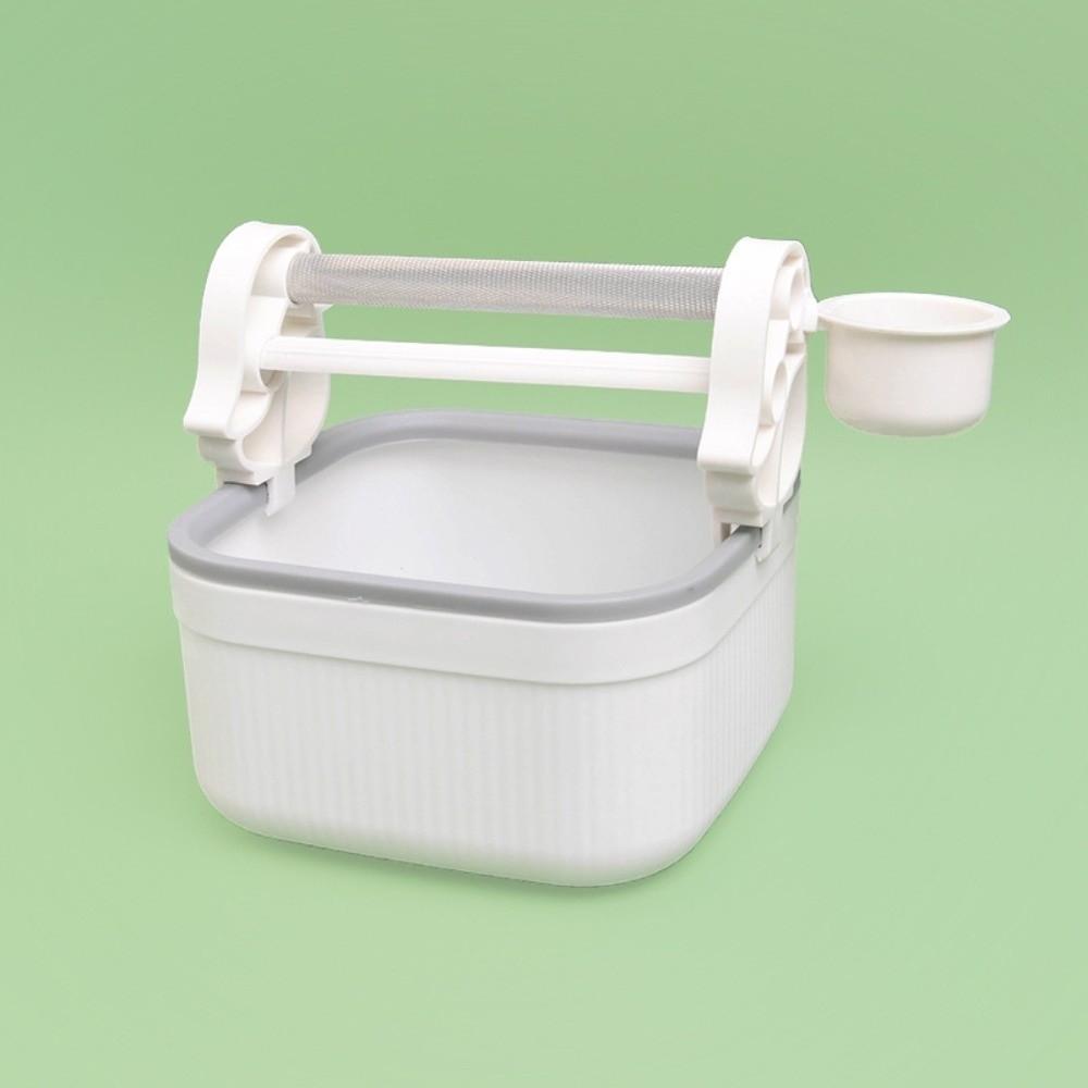 Anti-Splash Design Parrot Desktop Stand with Food Cup Pet Bird Perching Stand  Grinding Claws