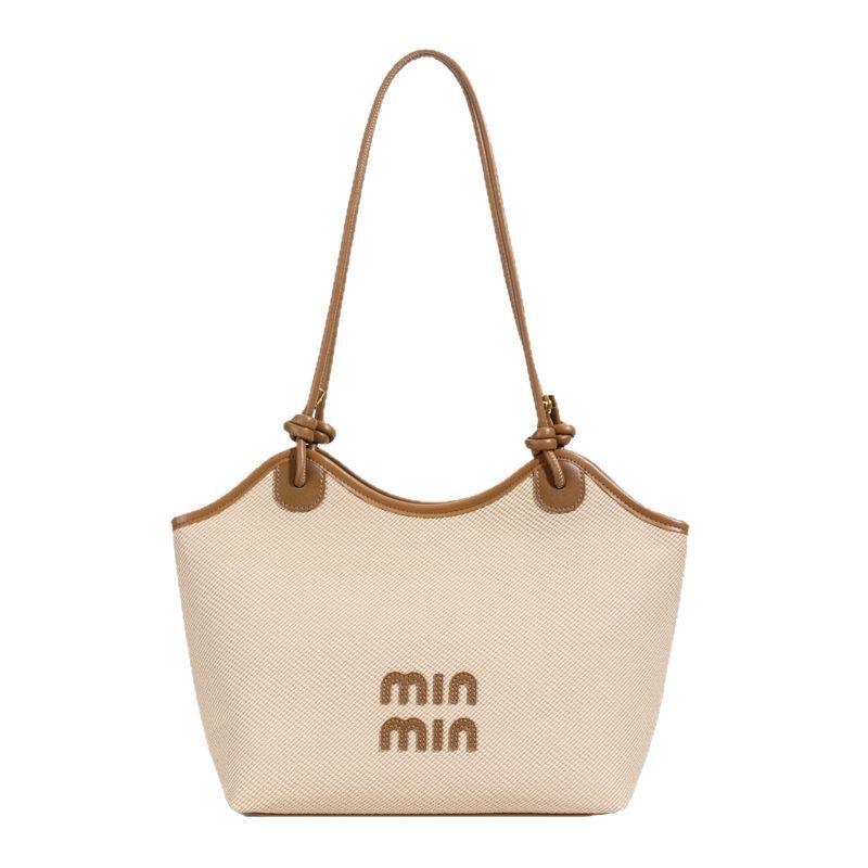 Neue modische Tragetasche mit großem Fassungsvermögen Damen Kontrastfarbene Schulter-Unterarmtasche