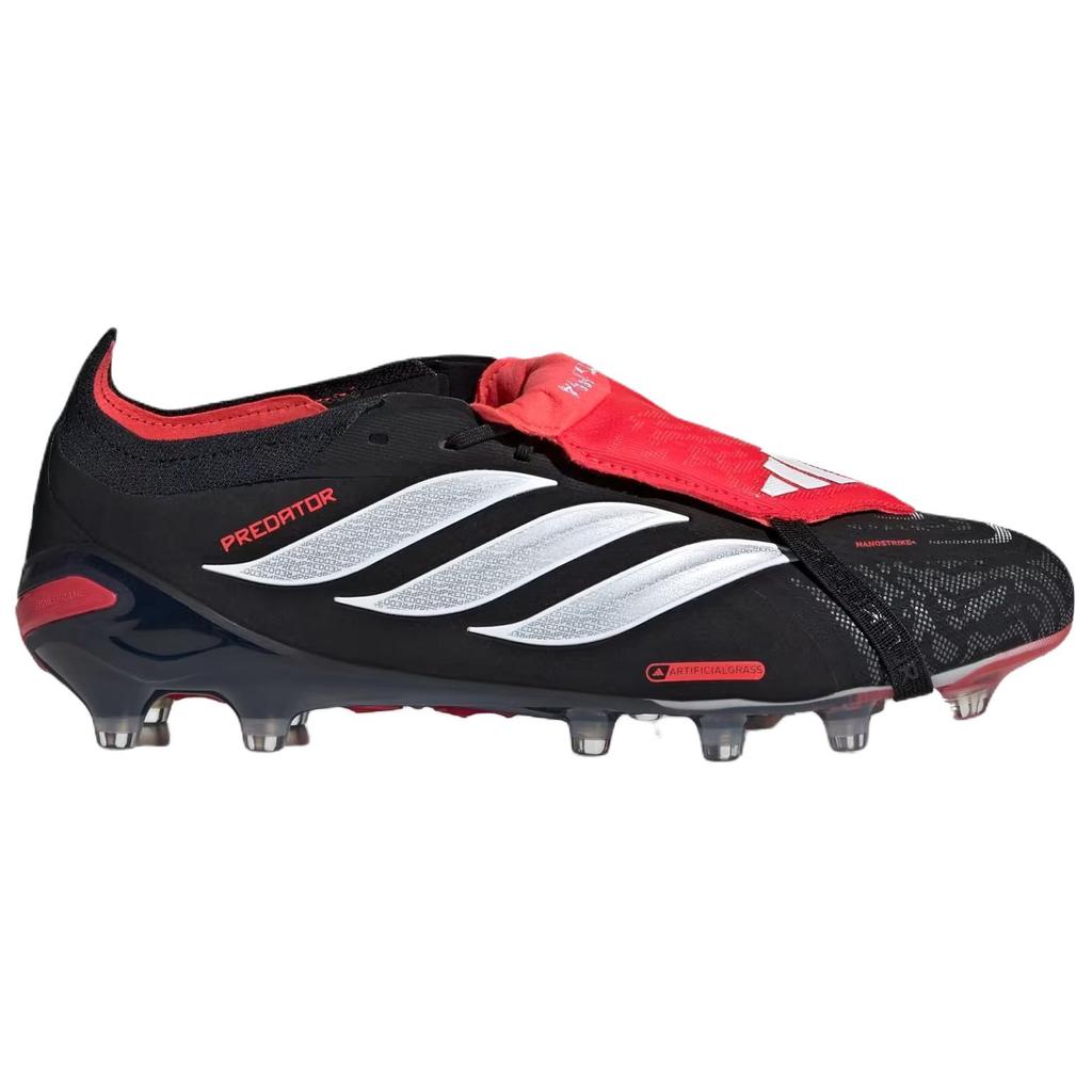 adidas Predator Elite Fold-Over Tongue AG Core Black Cloud White Lucid Red Unisex Sneakers KI6296