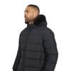 BRAVE SOUL Mens Hooded Long Length Padded Jacket
