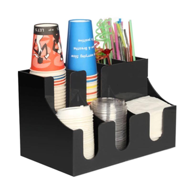 

Disposable Cup and Straw Organizer