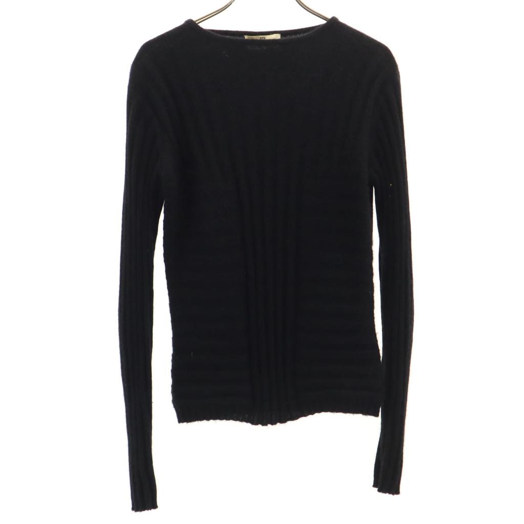 Givenchy 90s Cashmere Old Long Sleeve Sweater M Black Series Knit Women Used
