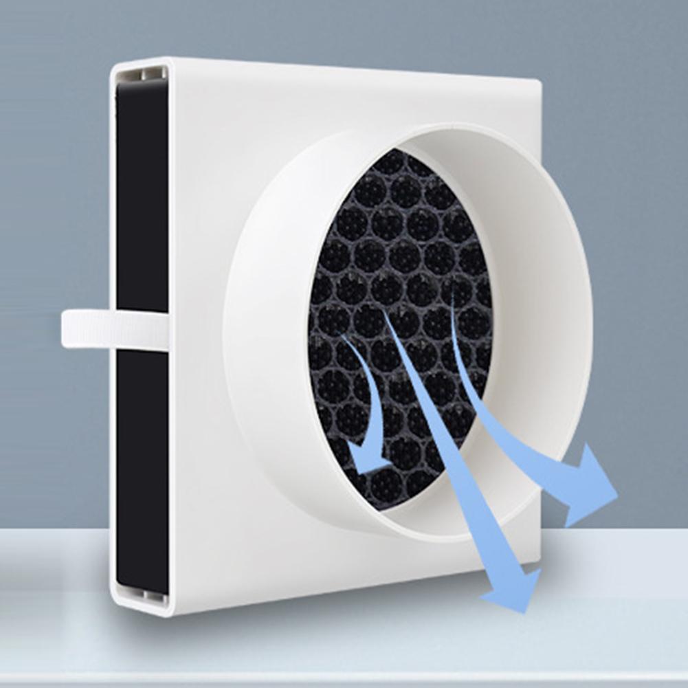 1Pcs Duct Air Filter High-Efficiency HEPA Duct Air Filter For PVC And PE Pipes Air Filter Mesh Home Accessories