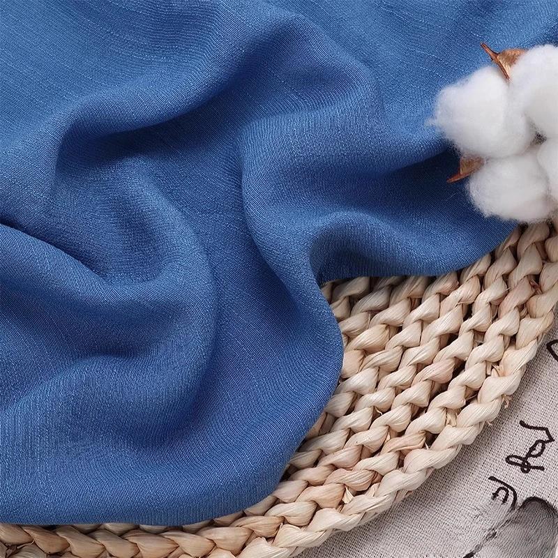 

Solid Color 100x150cm Cotton Linen Fabric Thin Breathable Dress Shirt Clothing Fabrics Curtain Tablecloths DIY Sewing Material 100x150cm