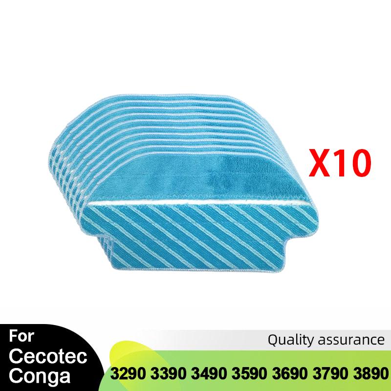 For Cecotec Conga 3290 3390 3490 3590 3690 3790 3890 Ultra Titanium Vacuum Cleaner Parts Main Side Brush HEPA Filter Mop Rag